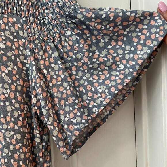 Urban Romantic Smocked Peplum Top - Picture 5 of 5